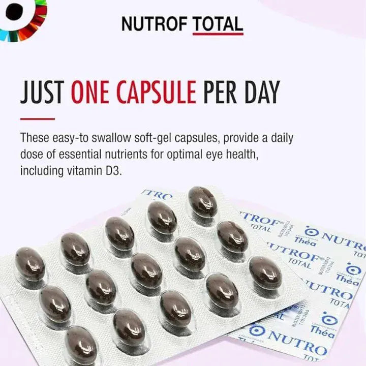 Nutrof Total Eye Health 30 Capsules Eye Health Nutrof Total 30 Capsules | Vision Support Supplement Ireland