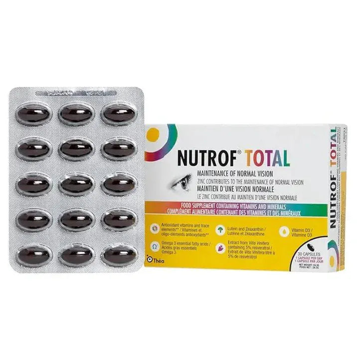 Nutrof Total Eye Health 30 Capsules Eye Health Nutrof Total 30 Capsules | Vision Support Supplement Ireland
