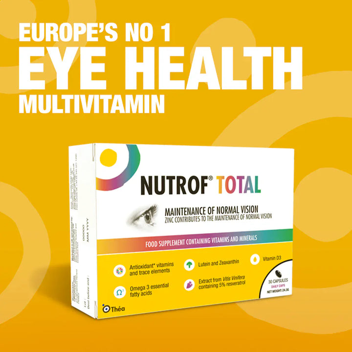 Nutrof Total Eye Health 30 Capsules Eye Health Nutrof Total 30 Capsules | Vision Support Supplement Ireland