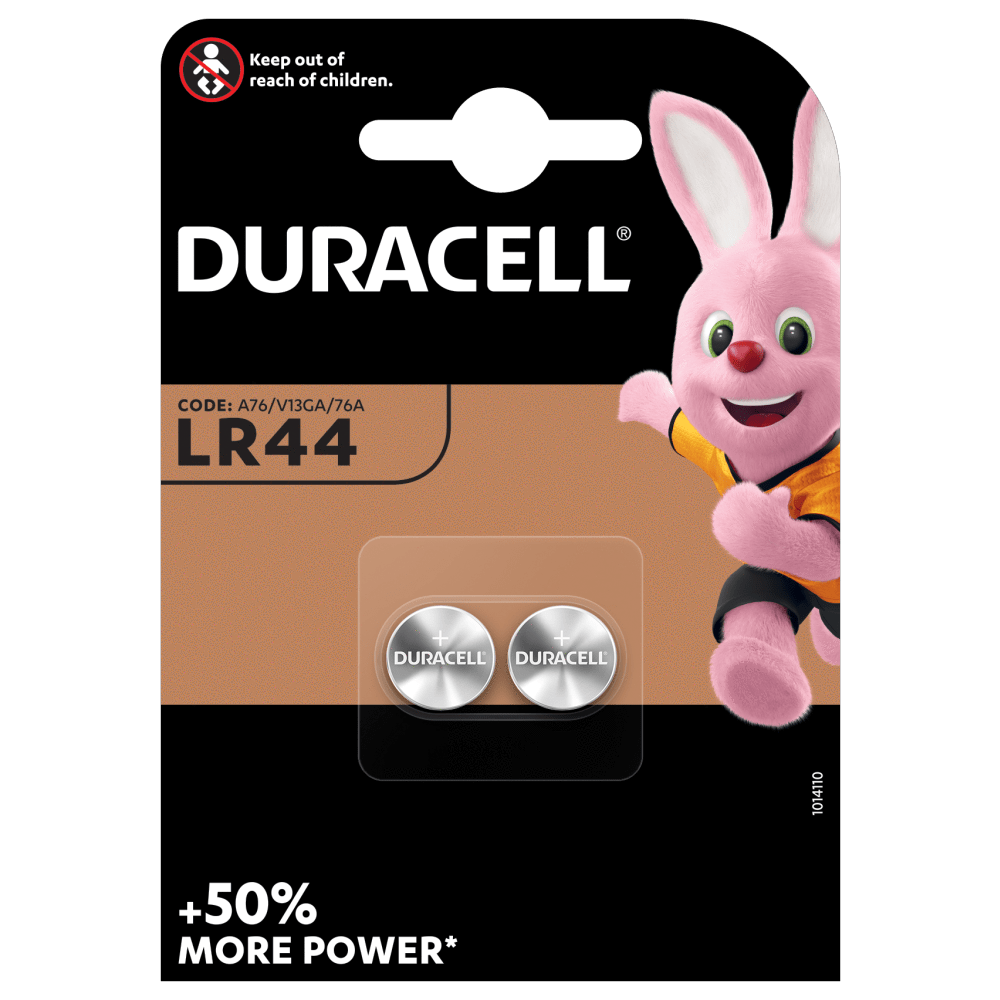 Duracell Alkaline Button Batteries ~ LR44 (2) Eyes and Ears