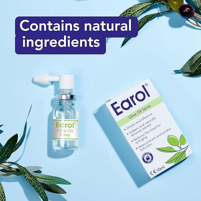 Earol Olive Oil Spray 10ml Eyes and Ears Earol Olive Oil Spray 10ml