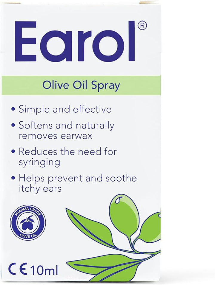 Earol Olive Oil Spray 10ml Eyes and Ears Earol Olive Oil Spray 10ml