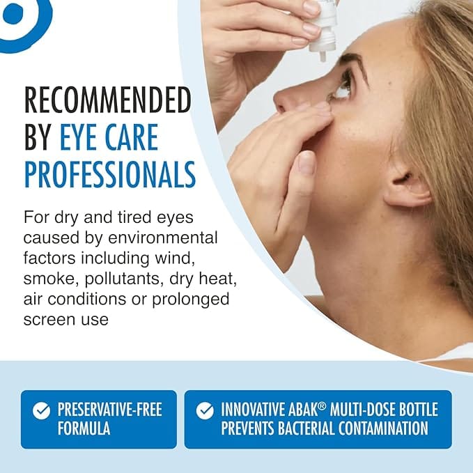 Hyabak 0.15% Sodium Hyaluronate Dry Eye Drops Eyes and Ears Hyabak 0.15% Sodium Hyaluronate Dry Eye Drops