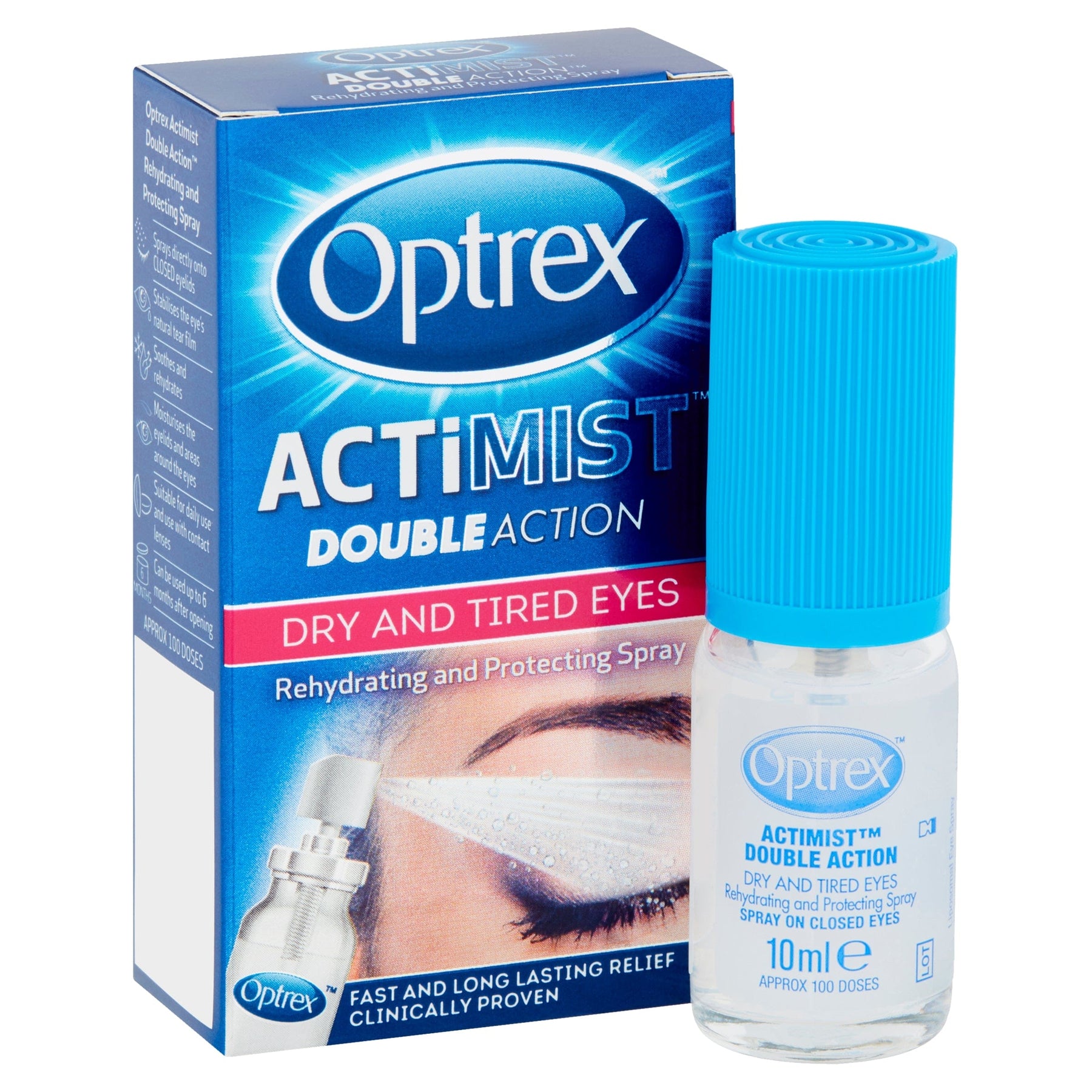 Optex Eyemist Optrex Actimist Eye Spray for Dry and Tired Eyes (10ml) – Lir Pharmacy