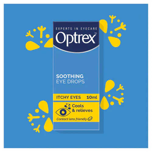 Optrex Soothing Eye Drops for Itchy Eyes 10ml Eyes and Ears Optrex Soothing Eye Drops for Itchy Eyes 10ml | Allergy Eye Relief | Lir Pharmacy