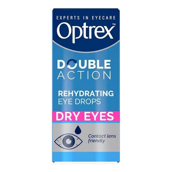 OptrexDouble Action Drops Dry Eyes 10ml Eyes OptrexDouble Action Drops Dry Eyes 10ml