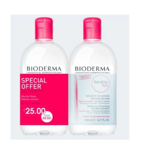 Bioderma Sensibio H20 Micellar Water Duo Pack 2x 500ml Face Care