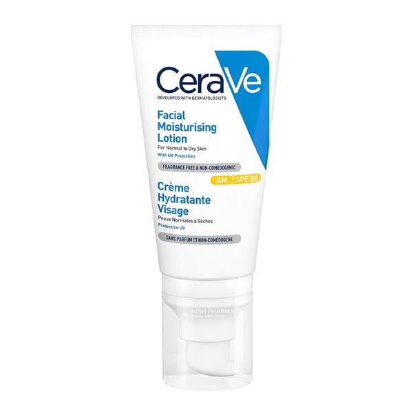 CeraVe AM Facial Moisturising SPF50 Lotion (52ml) Face Care