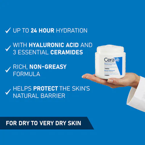 CeraVe Moisturising Cream 340g Face Care CeraVe Moisturising Cream 340g | Dry Skin Cream Ireland