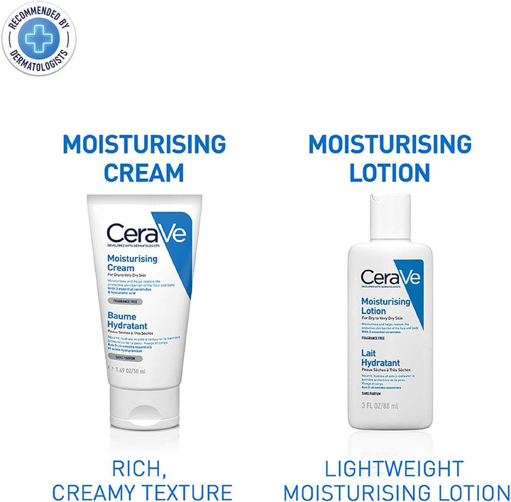 CeraVe Moisturising Cream (50ml) Face Care CeraVe Moisturising Cream 50ml | Dry Skin Moisturiser Ireland