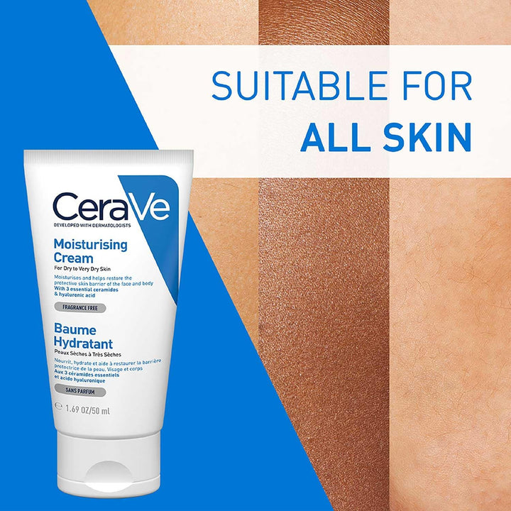 CeraVe Moisturising Cream (50ml) Face Care CeraVe Moisturising Cream 50ml | Dry Skin Moisturiser Ireland
