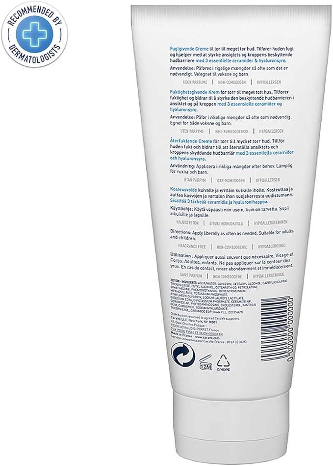 CeraVe Moisturising Cream (50ml) Face Care CeraVe Moisturising Cream 50ml | Dry Skin Moisturiser Ireland