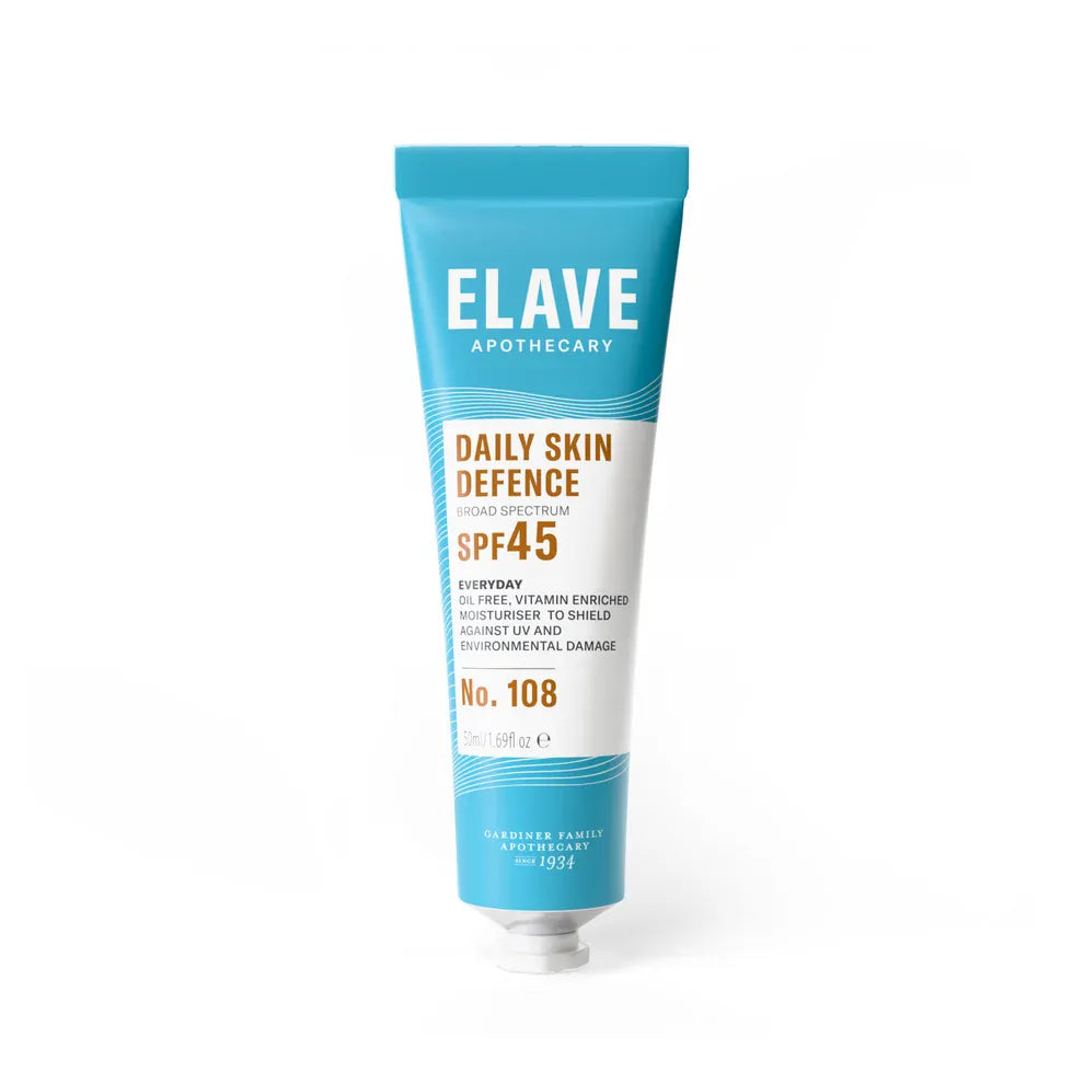 Elave Daily Skin Defence SPF45 No.108 50ml Face Care Elave Daily Skin Defence SPF45 No.108 50ml | Facial Sunscreen | Lir Pharmacy
