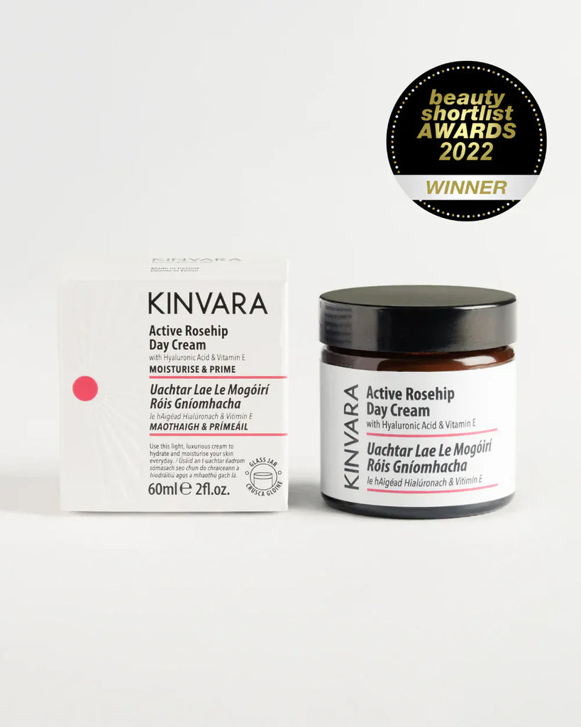 Kinvara Active Rosehip Face Day Cream with Hyaluronic Acid (60ml)