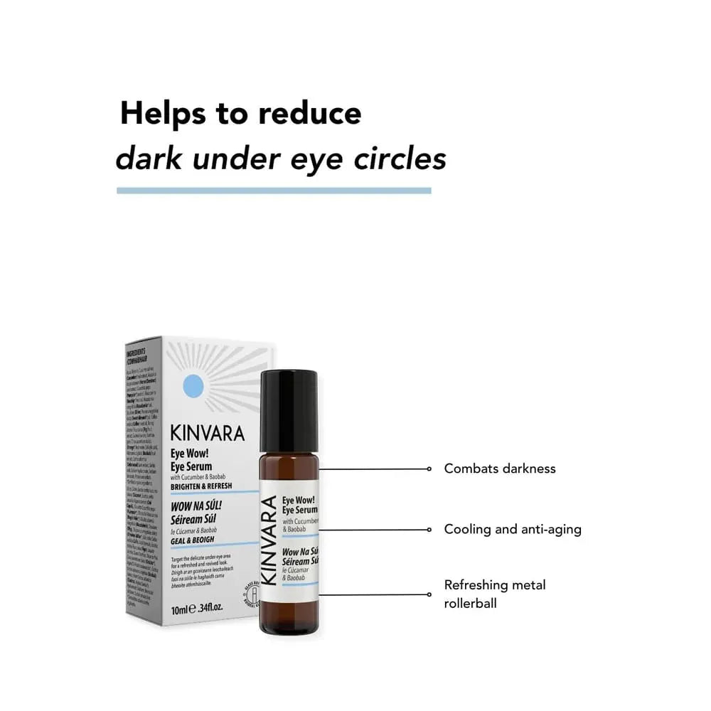 Kinvara Eye Wow! Eye Serum 10ml Face Care Kinvara Eye Wow! Eye Serum 10ml | Hydrating &amp; Refreshing Eye Care