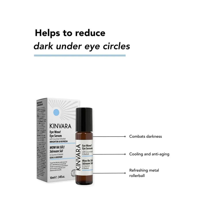 Kinvara Eye Wow! Eye Serum 10ml Face Care Kinvara Eye Wow! Eye Serum 10ml | Hydrating &amp; Refreshing Eye Care