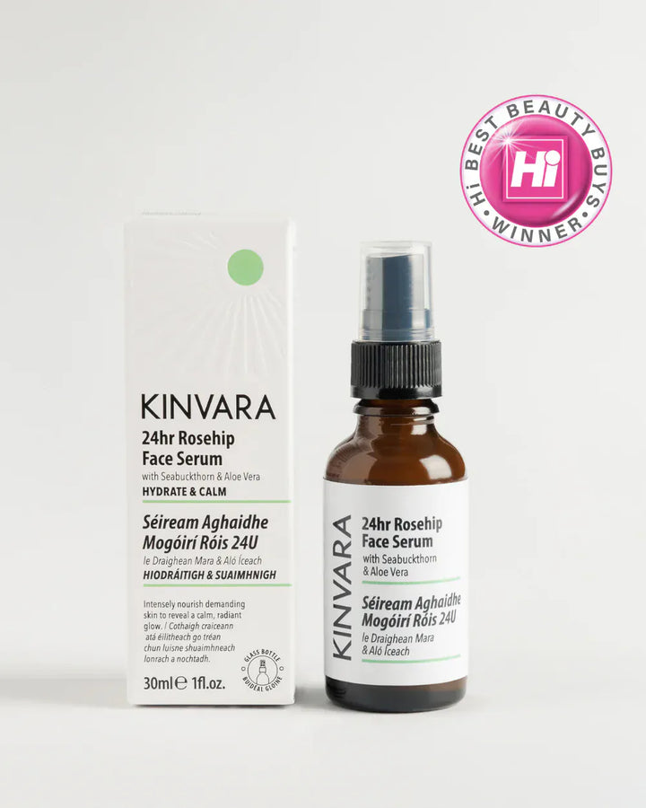 Kinvara Natural Skincare 24hr Rosehip Face Serum (30ml) Face Care Kinvara 24hr Rosehip Face Serum (30ml) - Natural Skincare