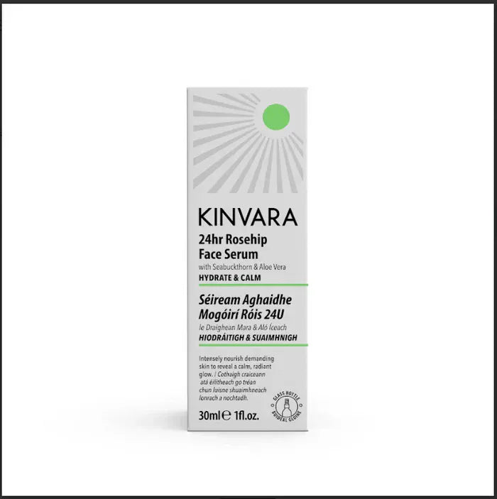 Kinvara Natural Skincare 24hr Rosehip Face Serum (30ml) Face Care Kinvara 24hr Rosehip Face Serum (30ml) - Natural Skincare