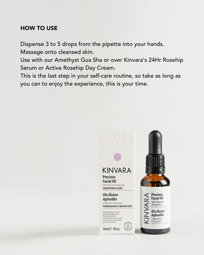 Kinvara Precious Facial Oil 30ml Face Care Kinvara Precious Facial Oil 30ml