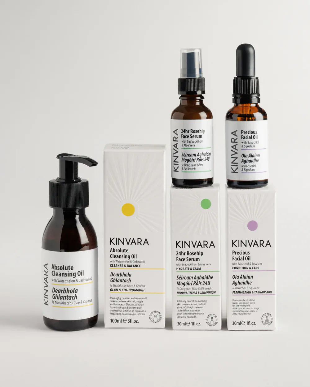 Kinvara Skincare Facial at Home Trio Face Care Kinvara Facial at Home Trio | Natural Skincare Routine Set