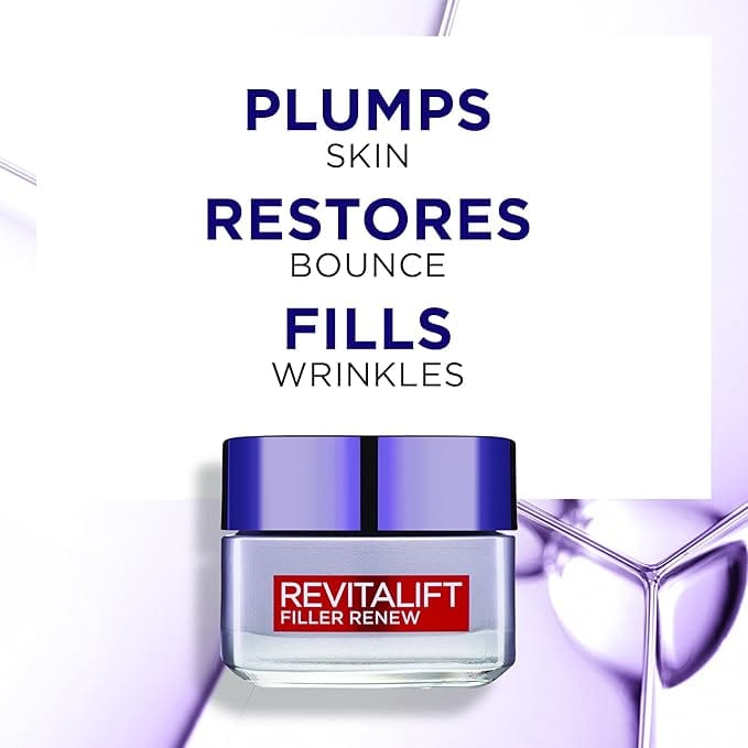 L'Oreal Paris Revitalift Filler Renew Anti-Ageing Day Cream 50ml Face Care L'Oreal Paris Revitalift Filler Renew Anti-Ageing Day Cream 50ml