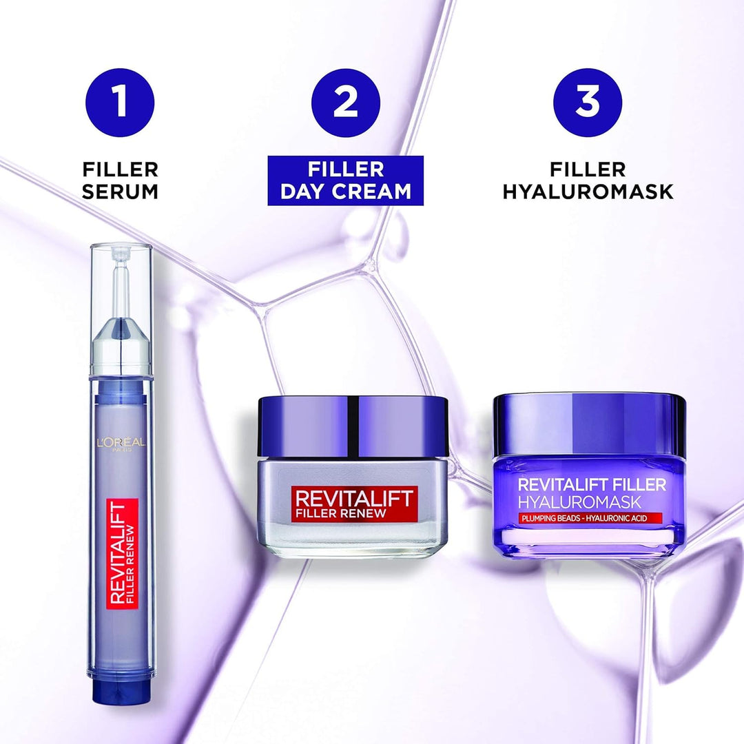 L'Oreal Paris Revitalift Filler Renew Anti-Ageing Day Cream 50ml Face Care L'Oreal Paris Revitalift Filler Renew Anti-Ageing Day Cream 50ml