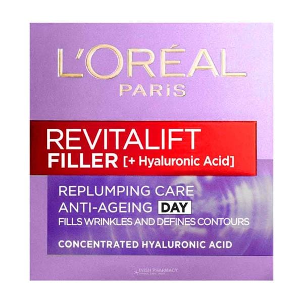 L'Oreal Paris Revitalift Filler Renew Anti-Ageing Day Cream 50ml Face Care L'Oreal Paris Revitalift Filler Renew Anti-Ageing Day Cream 50ml