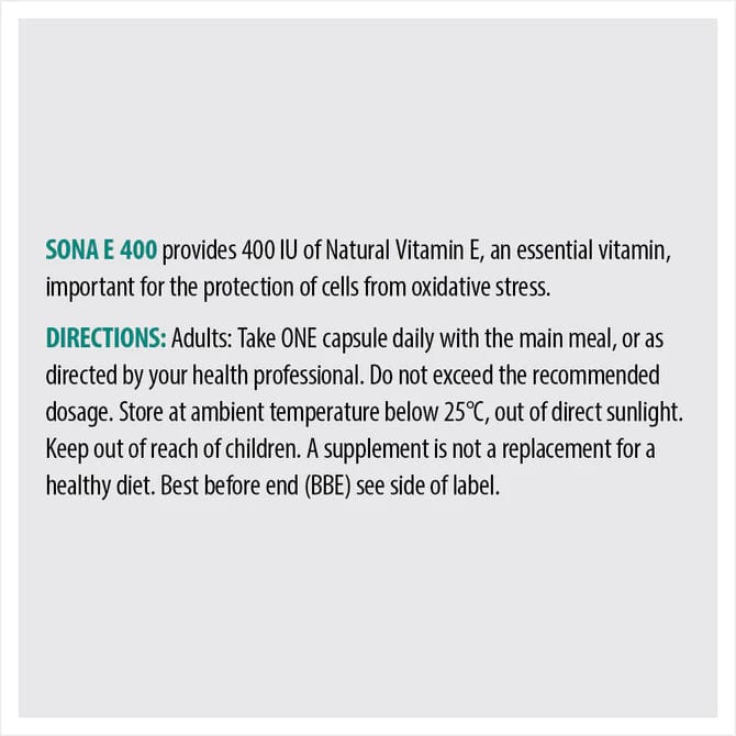 Sona Vitamin E400 (60) Face Care