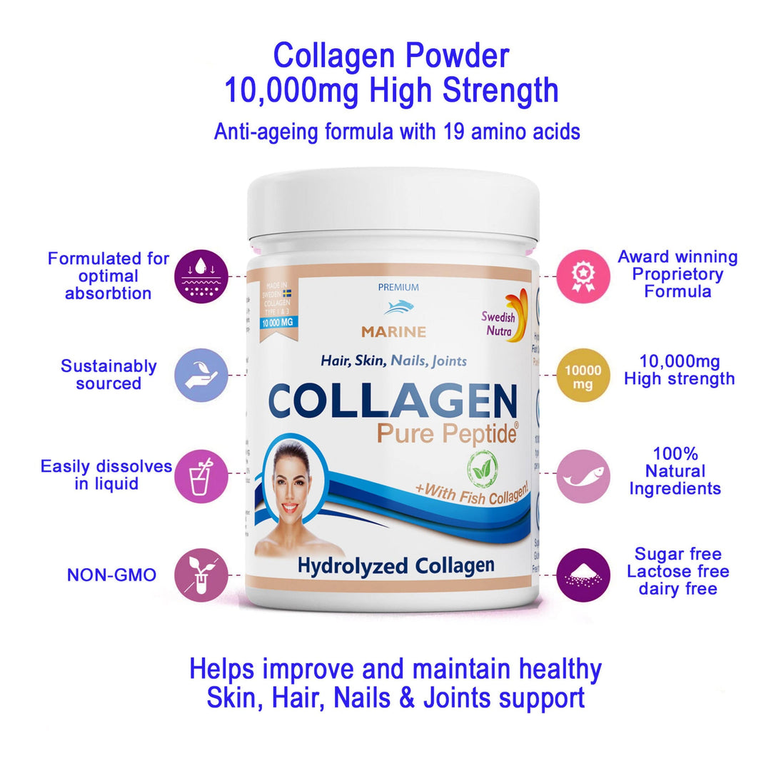 Swedish Nutra Collagen Powder (300g) Face Care