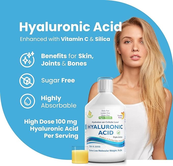 Swedish Nutra Hyaluronic Acid 500ml Face Care