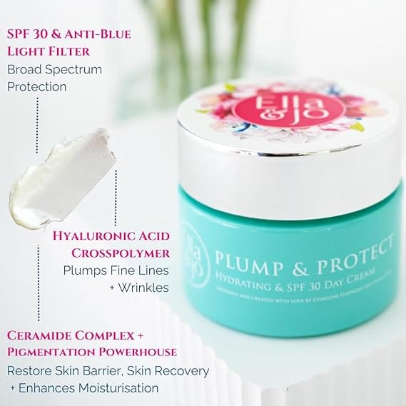 Ella & Jo Plump & Protect Hydrating Day Cream SPF30 50ml Face