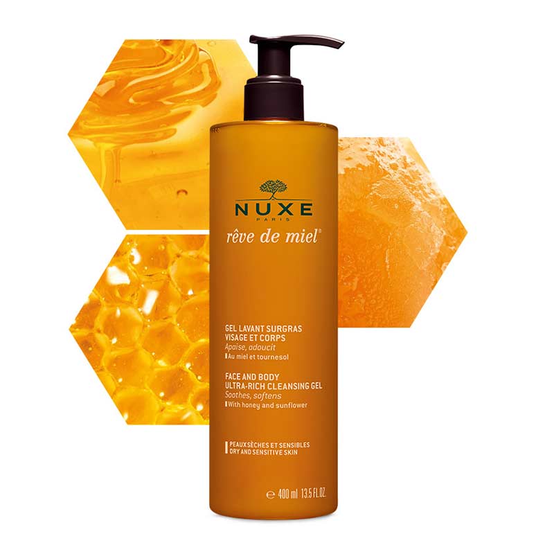 Nuxe Reve De Miel Face and Body Ultra Rich Cleansing Gel (400ml) Face