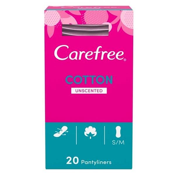 Carefree Cotton Unscented Liner (20)(Copy Feminine Care Carefree Cotton Unscented Liner (20)(Copy