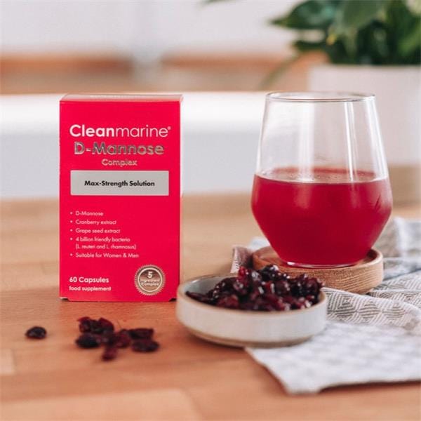 Cleanmarine D-Mannose Complex 60 Capsules Feminine Care Cleanmarine D-Mannose Complex 60 Capsules
