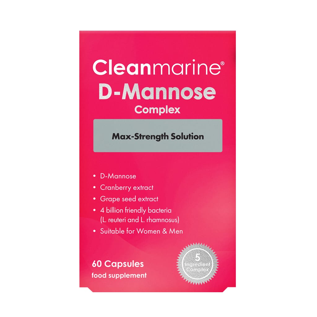 Cleanmarine D-Mannose Complex 60 Capsules Feminine Care Cleanmarine D-Mannose Complex 60 Capsules
