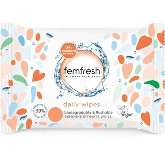 Femfresh Intimate Skincare Freshening & Soothing Wipes (25) Feminine Care