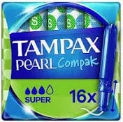 Tampax Compak Pearl Super (16) Feminine Care