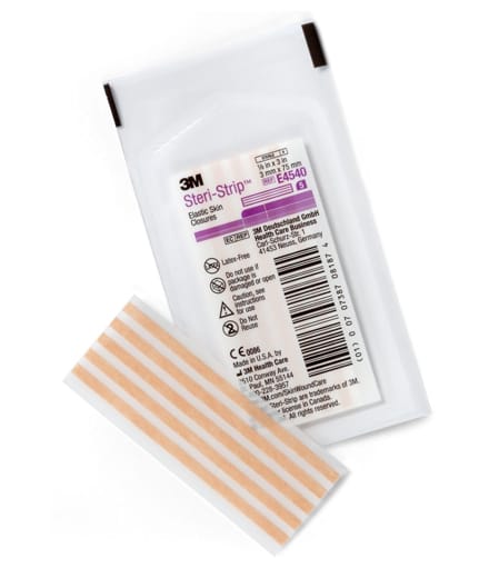 3M Steri-Strip Reinforced Adhesive Skin Closure Strips 3mm x 75mm 12 First Aid 3M Steri-Strip Reinforced Adhesive Skin Closure Strips 3mm x 75mm 12