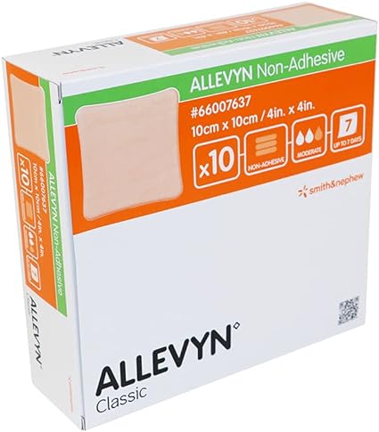 Allevyn Non-Adhesive - 10cm x 10cm (x10) First Aid