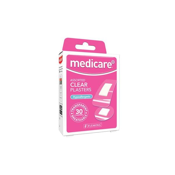 Assorted Clear 4 Sizes 30S First Aid Assorted Clear 4 Sizes 30S