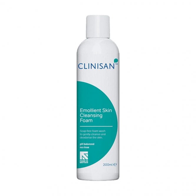 Clinisan Emollient Skin Cleansing Foam 200ml First Aid Clinisan Emollient Skin Cleansing Foam 200ml | Continence Care | Lir Pharmacy