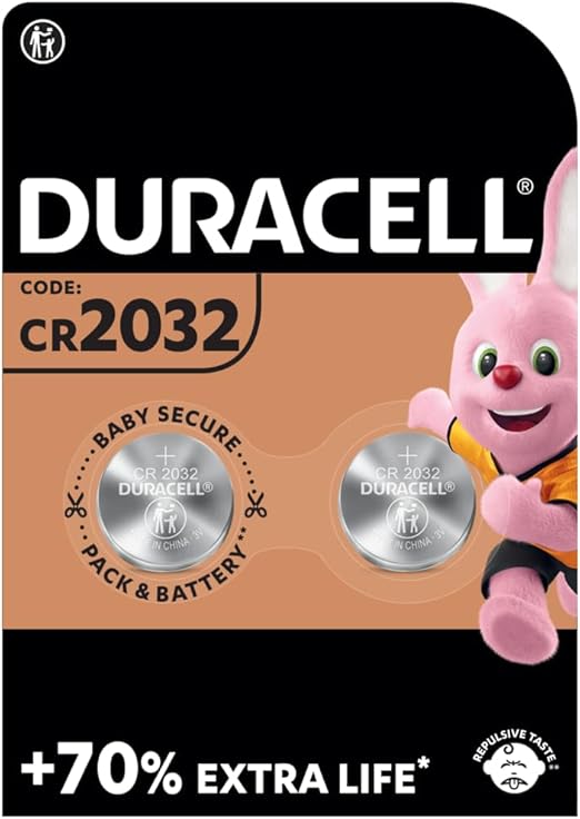 Duracell CR2032 Lithium Coin Battery X 2 First Aid Duracell CR2032 Lithium Coin Battery | 3V Battery