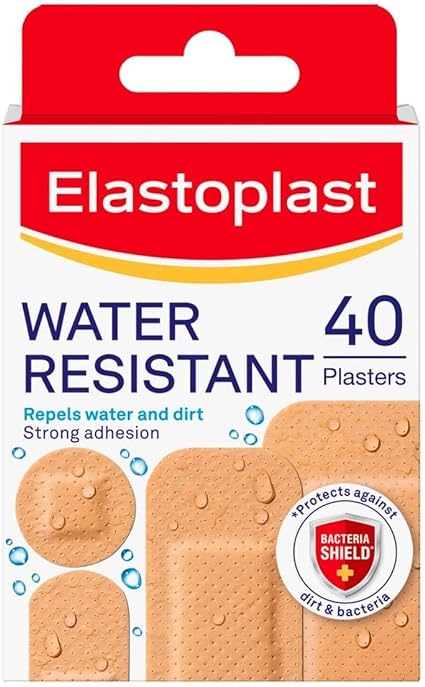 Elastoplast Water Resistant Plasters 40 First Aid