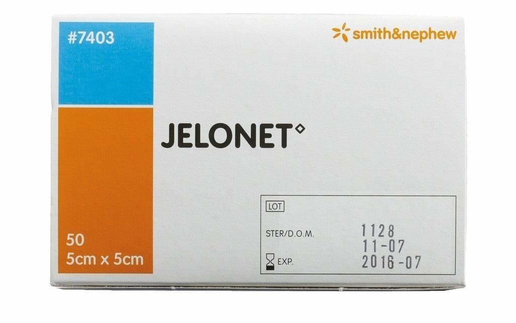 Jelonet Paraffin Dressing 5cmx5cm (50) First Aid