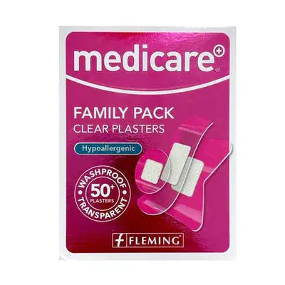Medicare Family Pack Clear Plasters 50 Pack First Aid Medicare Family Pack Clear Plasters 50 Pack