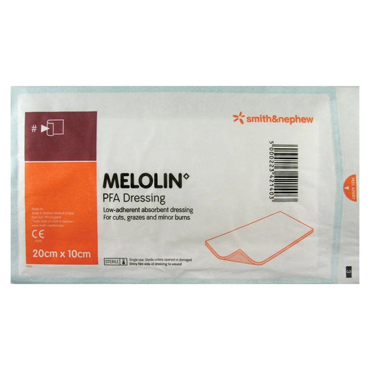 Melolin Sterile Dressing 20cmx10cm (100) First Aid