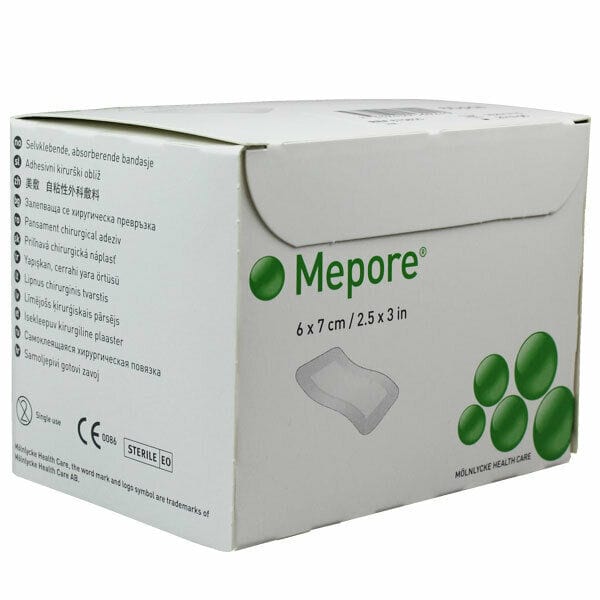 Mepore Dressing - 6cm x 7cm (60 pieces) First Aid