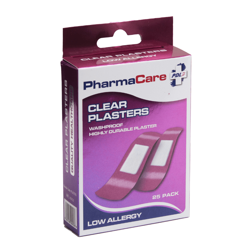 Pharmacare Clear Plasters 25 First Aid