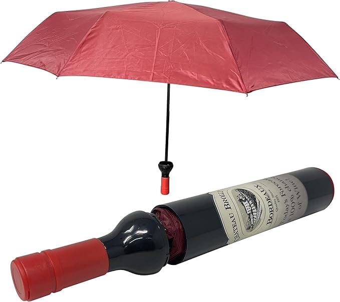 Umbrella Red Wine Bottle First Aid Umbrella Red Wine Bottle