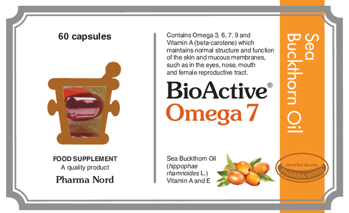 BioActive Omega-7 with Sea Buckthorn Oil (60) Fish Oils